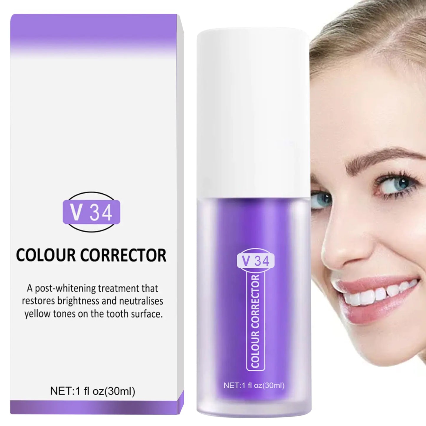 V34 Color Corrector Toothpaste